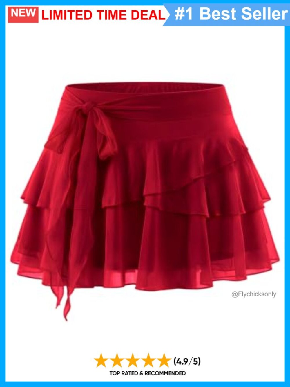 Women's Mini Ruffle Skirt with Shorts Y2K Mesh Pleated Skorts